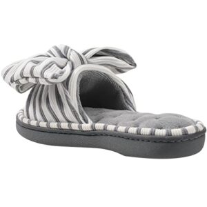 ULTRAIDEAS Women's Eurytides Slide Slippers Memory Foam House Shoes, Light Grey, 9-10