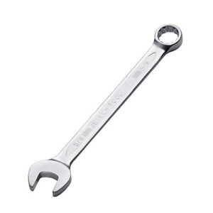jetech 5/8 inch combination wrench - industrial grade spanners with 12-point design, 15-degree offset, made with durable chrome vanadium steel in sand blasted finish, forged, heat-treated, sae