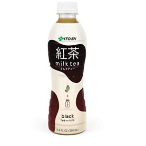 Ito En Black Tea + Milk Milk Tea, 11.8 Fl Oz (Pack of 12)