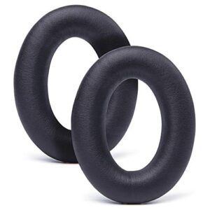 WC Wicked Cushions Upgraded Replacement Ear Pads for Bose QC35 & QC35ii (QuietComfort 35) Headphones & More - Softer Leather, Luxurious Memory Foam, Added Thickness, Extra Durability | Black