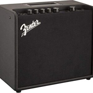 Fender Mustang LT25 Guitar Amp, 25-Watt Combo Amp, 30 Preset Effects with USB Audio Interface for Recording, 12.75Hx14.5Wx8.25D Inches, Wood, Black
