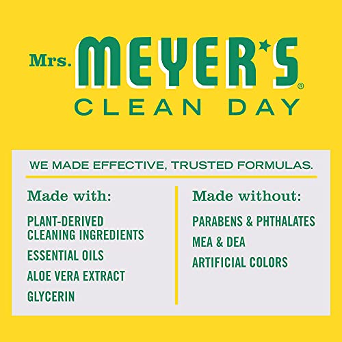 MRS. MEYER'S CLEAN DAY Liquid Dish Soap Refill, Biodegradable Formula, Honeysuckle, 48 fl. oz