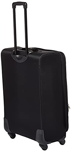 American Tourister Pop Max Softside Luggage with Spinner Wheels, Black, 3-Piece Set (21/25/29)