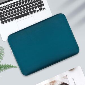 MOSISO Laptop Sleeve Compatible with MacBook Air/Pro, 13-13.3 inch Notebook, Compatible with MacBook Pro 14 inch 2023-2021 A2779 M2 A2442 M1, Neoprene Bag with Small Case, Deep Teal