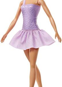 Barbie Figure Skater Doll Dressed in Purple Outfit
