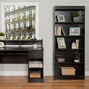 OneSpace Essentials 5-Tier Bookshelf, Black