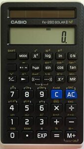 casio fx-260solar ii nf school edition calculator