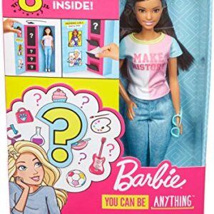 ​Barbie Doll with 2 Career Looks that Feature 8 Clothing and Accessory Surprises to Discover with Unboxing, Gift for 3 to 7 Year Olds