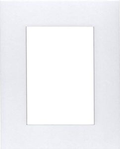 pack of (2) 18x24 acid free white core picture mats cut for 12x18 pictures in white