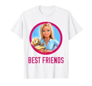 barbie dreamhouse adventures barbie and puppy t-shirt