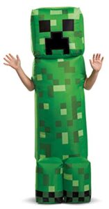 disguise minecraft creeper inflatable costume , green