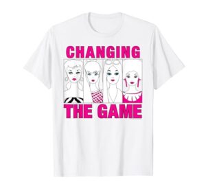 barbie 60th anniversary changing the game t-shirt