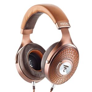 focal stellia closed-back circum-aural over-ear headphones (cognac)