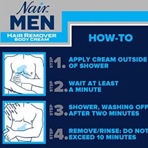 Nair Hair Remover Men Body Cream 368 ml Pump by Nair