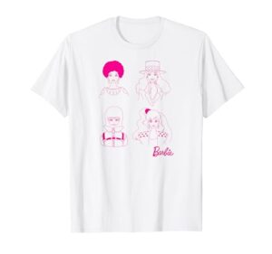 barbie 60th anniversary all pink t-shirt