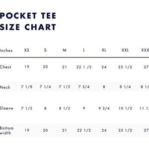 Tommy Hilfiger Men's Short Sleeve Crewneck T Shirt with Pocket, Navy Blazer, Small