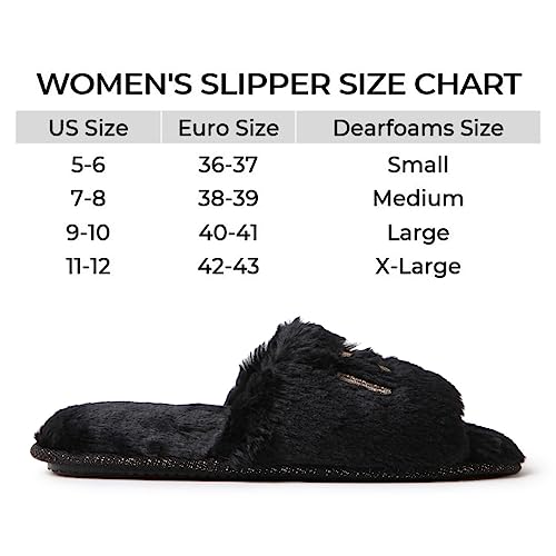 Dearfoams Women's Bridal I Do & I Do Crew Giftable Slide Slipper, Large