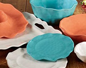 Certified International Perlette Coral 12 pc Melamine Dinnerware Set, Service for 4