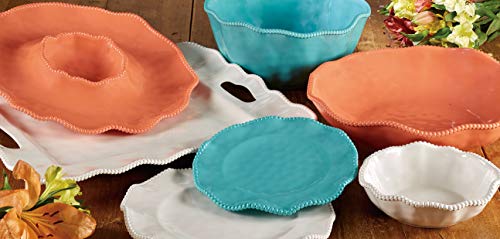 Certified International Perlette Coral 12 pc Melamine Dinnerware Set, Service for 4