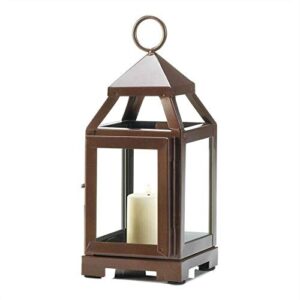 wakatobi Copper Mini Contemporary Candle Holder Lantern Light Terrace Outdoor Garden Patio