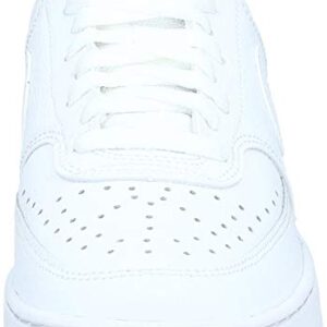 Nike Men's Court Vision Low Sneaker, White/Whiteblack, 10 Regular US