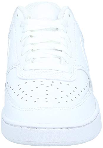 Nike Men's Court Vision Low Sneaker, White/Whiteblack, 10 Regular US