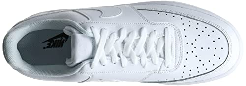 Nike Men's Court Vision LO Sneaker, White/Whiteblack, 11 Regular US