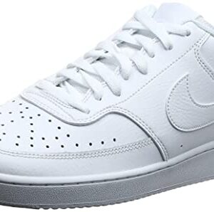 Nike Men's Court Vision LO Sneaker, White/Whiteblack, 11 Regular US