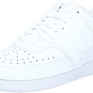 Nike Men's Court Vision LO Sneaker, White/Whiteblack, 11 Regular US