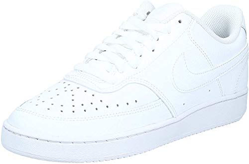 Nike Men's Court Vision LO Sneaker, White/Whiteblack, 11 Regular US