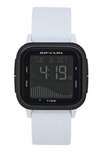 rip curl men's quartz sport watch with silicone strap, white, 22 (model: a1139gwhi1sz)