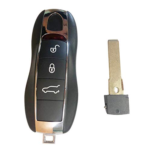 Keyless Entry Remote Car Key Fob Replacement for Porsche Panamera 911 Cayenne KR55WK50138,by AUTOKEYMAX (SINGLE)