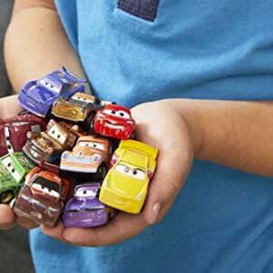 Disney Car Toys Mini Racers Set of 10 Mini Die-Cast Toy Cars, Derby Racers Series, Collectible Vehicles