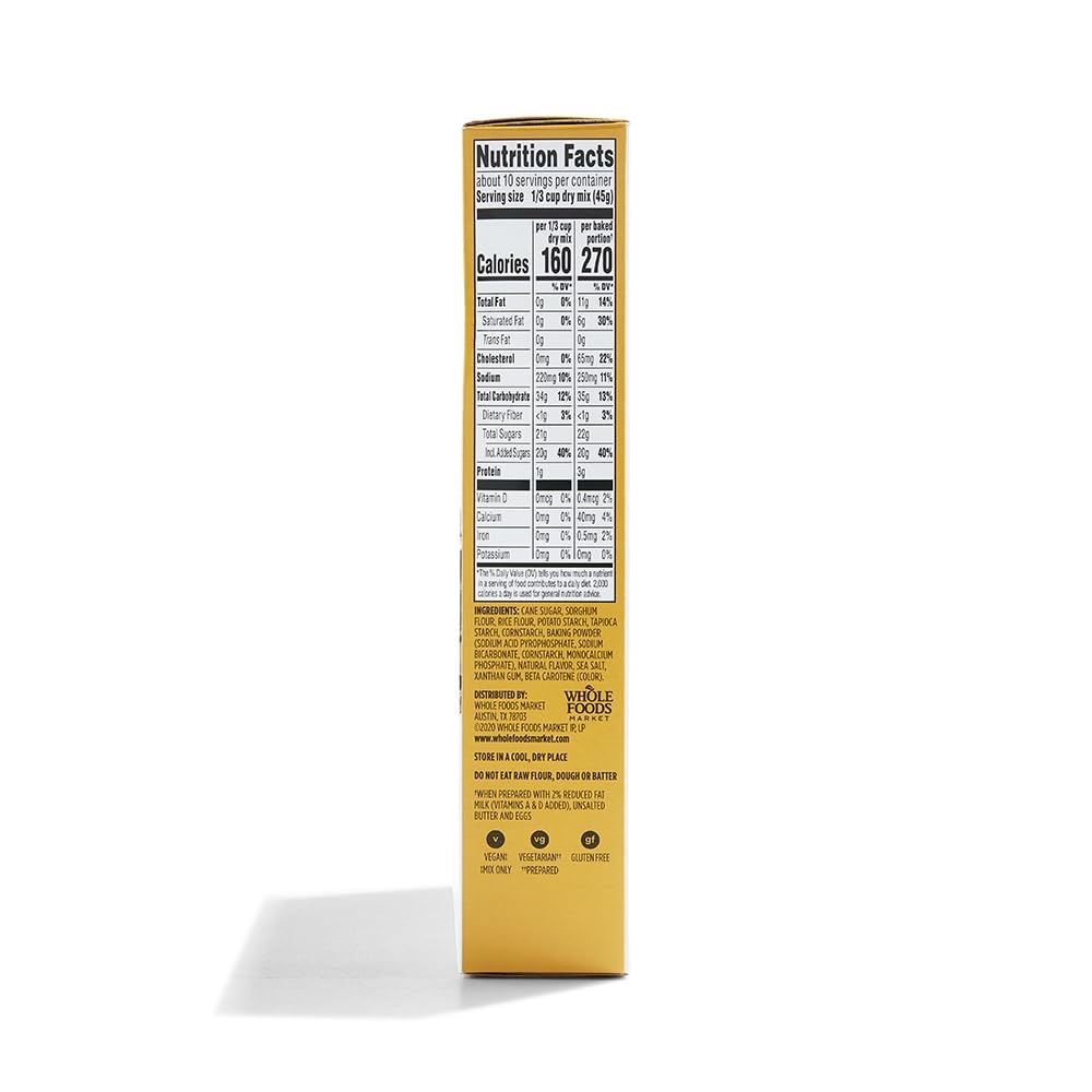 365 by Whole Foods Market, Gluten Free Yellow Cake Mix, 16 Ounce