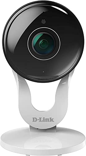 D-Link 1080p Wi-Fi Indoor Security Camera, Full HD 137-degree Wide Angle Wi-Fi Camera, Cloud Recording, Two-way Audio, Motion Detection, Night Vision, Compatible with Alexa (DCS-8300LH) (Renewed)