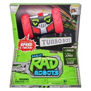 Really RAD Robots - Electronic Remote Control Robot with Voice Command - Built for Speed and Tricks - Turbo Bot