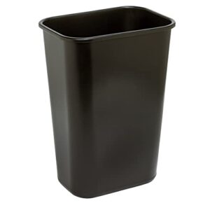 wastebasket, 10.25 gallons, 20 1/2in.h x 15 1/2in.w x 11 1/2in.d, black, wb0196