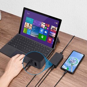 Surface Pro Charger, 44W 15V 2.58A Power Supply for Microsoft Surface Pro 3/4/5/6/Surface Laptop 2/Surface Go & Surface Book (New Surface Pro Charger)