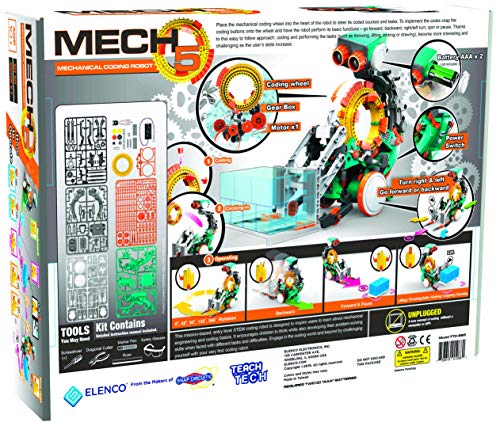 Snap Circuits Teach Tech Mech 5, Mechanical Coding Robot