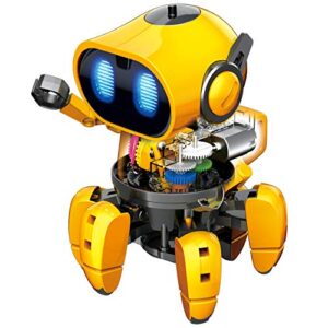 Elenco Teach Tech “Zivko The Robot”, Interactive A/I Capable Robot with Infrared Sensor, STEM Learning Toys for Kids 10+, includes Assembly Parts