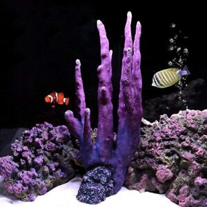 danmu 1pc of polyresin coral ornaments, aquarium coral decor for fish tank aquarium decoration 5.51" l x 3.15" w x 12.6" h