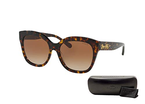 COACH HC8264-512013 Sunglasses L1083 DARK TORTOISE w/Brown Gradient 56mm