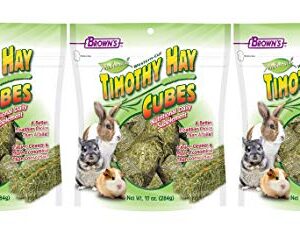 FM Brown's 3 Pack of Timothy Hay Cubes, 10 Ounces Each, for Rabbits Guinea Pigs and Chinchillas3