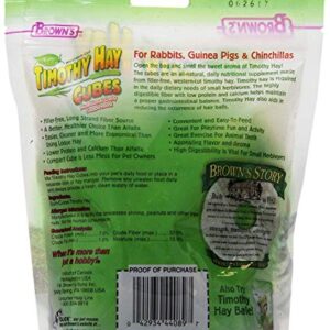 FM Brown's 3 Pack of Timothy Hay Cubes, 10 Ounces Each, for Rabbits Guinea Pigs and Chinchillas3