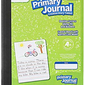 Mead Primary Journal Kindergarten Writing Tablet 6 Pack of Primary Composition Notebook Colors May Vary For Grades K- 2, 100 Sheets (200 Pages) Creative Story Notebooks for Kids 9 3/4 in by 7 1/2 in.