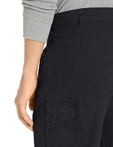 Amazon Essentials Men's Carpenter Jean with Tool Pockets, Black, 36W x 32L