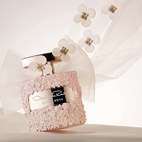 Oscar de la Renta Bella Rosa Eau de Parfum Perfume Spray for Women, 3.4 Fl. Oz.