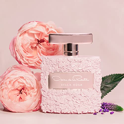 Oscar de la Renta Bella Rosa Eau de Parfum Perfume Spray for Women, 3.4 Fl. Oz.
