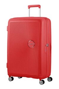 american tourister hand luggage, red (coral red), large (77 cm-110 litre)