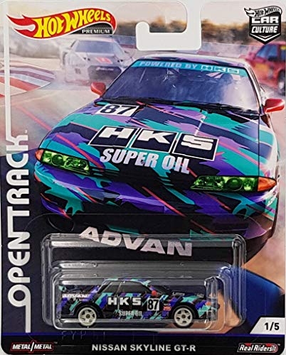 Hot Wheels car Culture Premium, Open Track Nissan Skyline GT-R 1/5